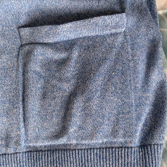 Croft & Barrow Blue Open Front Sweater XL NWT - Picture 3 of 5